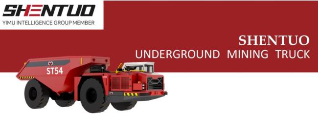 Heavy Truck 54 Tons Underground Mining Dump Truck for Underground Tunneling or Project