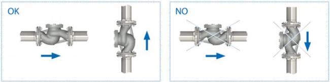 DIN Cast Iron / Steel Lift Double Flanged Ball Check Valve , Non Return Valve 2