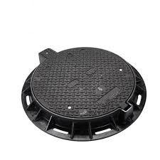 China OD600MM A15 Locking Manhole Covers , Ductile Iron Frame Manhole Cover for sale