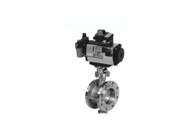 China ANSI 150 Carbon Steel Pneumatic Actuated Butterfly Valve , Double Offset Butterfly Valve for sale
