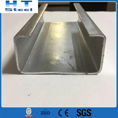 China Sección de acero inoxidable de acero inoxidable del canal 80X40X4.5M M C de UPE C para la estructura en venta