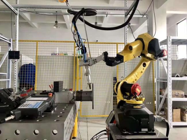 automatic stainless steel robot laser welding machine