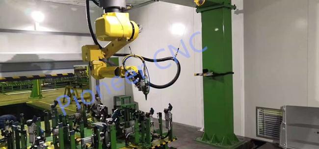 automatic stainless steel robot laser welding machine