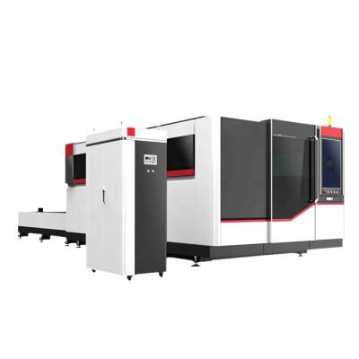 China 3015 Fiber Laser Cutting Machine 3000w IPG Laser Power Source For Mild Steel Stainless Steel Aluminum for sale