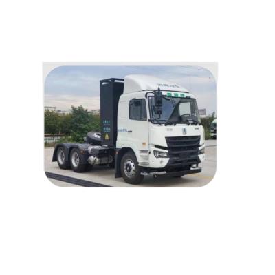 China Geely , standard version, Yiwei 350Kwh power exchange, 6x4 pure electric tractor for steel mills and mining transportati for sale