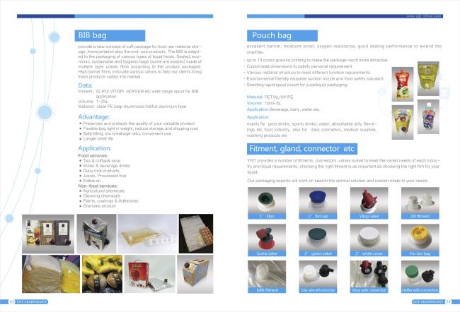 aseptic bag fitment, BIB gland valve