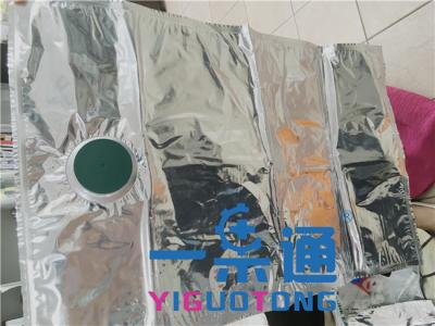 China YGT BIB Bag In Box Wine Dispenser Organza Bag Soft / Silver 1-2 Mm Thickness for sale