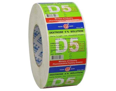 China OEM Design Adhesive Sticker Paper Roll For Labeling Machine And Equipment for sale