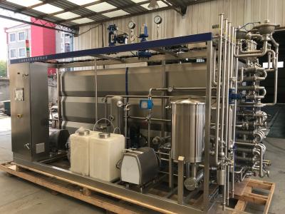 China Uht sterilizer with CIP PID Control for 5000l daily milk for sale