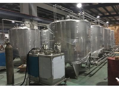 China 3000L 20T/H Pump CIP Washing System SUS316 For Milk Processing Line for sale