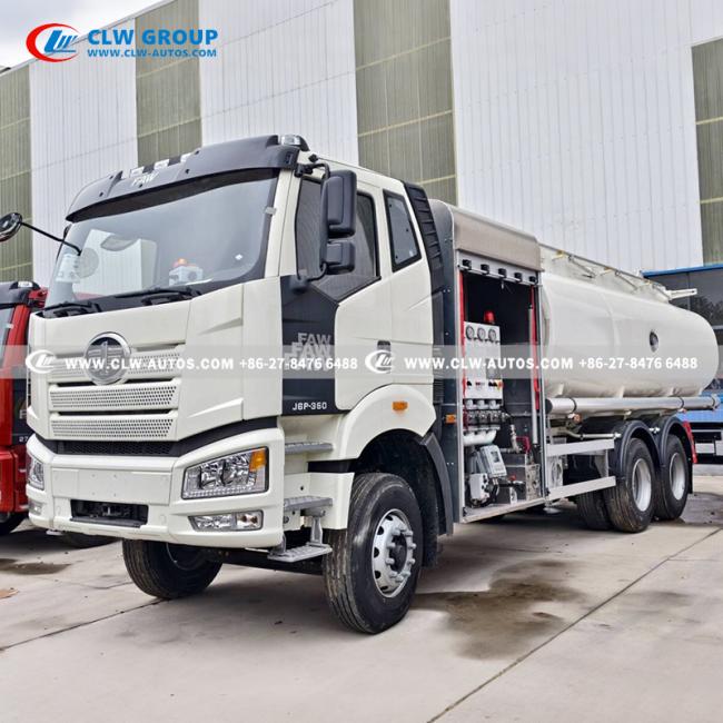 FAW J6P Aircraft Refueling Truck operational controls