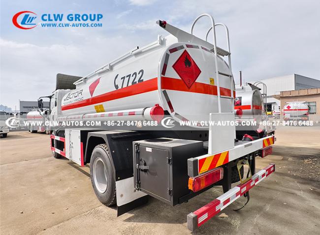 FAW 4x2 Fuel Tanker Truck overall configuration