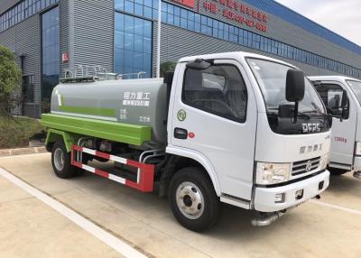 China 4X2 95HP 4000 Liter Dongfeng Light Truck Stainless Steel Water Bowser Tanker Truck for sale