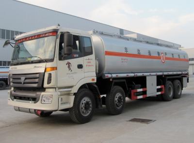 China 25 Ton Fuel Delivery Tank Truck , 30000 Liters Bobtail Fuel Truck Long Distance for sale