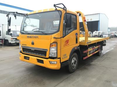 중국 도로 차량 평상형 트레일러 견인 트럭, 중간 의무 3t 24 시간 견인 트럭 고성능 판매용