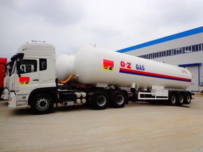 中国 Dongfengのトラクターの頭部が付いているトレーラー25トンのLPGのガスのタンク車の25MT 販売のため