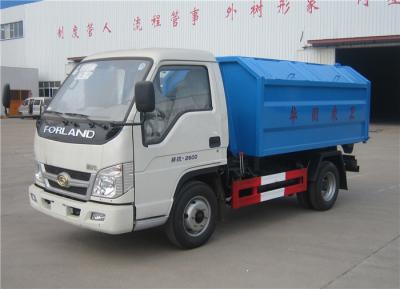 China Forland 3m3 Rubbish Removal Truck , Hydraulic Arm Waste Garbage Truck for sale
