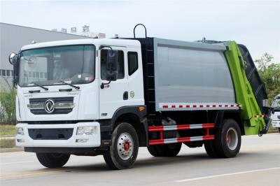 China Camión de Compactación de Desechos Motor Diesel Acero al Carbono/Dongfeng Vehiculo de Basura 12 CBM en venta