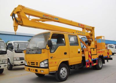 中国 18メートル20は空気の上昇トラックの頭上式の働くバケツ ブームのトラック油圧上昇22メートルのメーターで計ります 販売のため