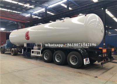China 23 Tons Lpg Delivery Truck , Propane Transport Trailer 49.6CBM Capacity for sale