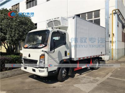 China 5T ISUZU Refrigerated Truck con rey termo Van Box en venta