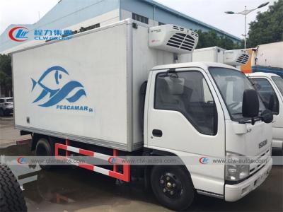 China ISUZU 4T Freezer Box Truck With Thermo King Refrigerator for sale