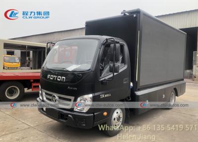 China FOTON 4x2 Full Color P4 P5 P8 LED Digital Mobile Advertising Truck for sale