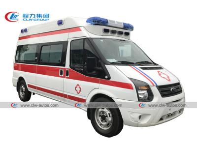 China FORD Mid Roof Monitoring Negative Pressure First Rescue Ambulance Vehicle for sale