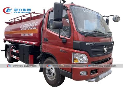 China FOTON AUMARK 4x2 RHD 5000L Fuel Delivery Truck For Oil Refueling for sale