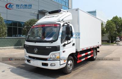 China 2 3 4T Foton refrigeraram o caminhão da caixa para o transporte do gelado à venda