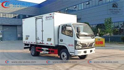 China Tonelada 5 Ton Small Refrigerated Delivery Truck de Dongfeng Furuicar 4x2 3 para los mariscos en venta