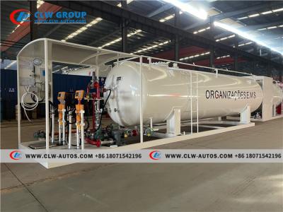 China Skid Mounted Gas Station LPG Filling Station 10tons for sale