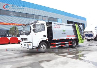 China DONGFENG 8 CBM Recycling High Compression Ratio Residential Garbage Compressed Garbage Truck for sale
