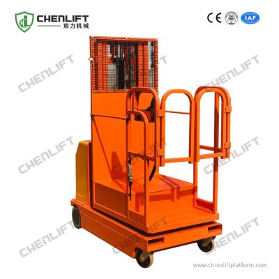 China FSEP Model Self Propelled Full Electric Aerial Order Picker Customized Color for sale