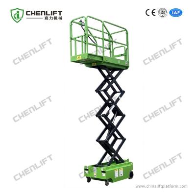 China 5.9m Height 240kg Load Mini Electrical Self Propelled Scissor Lift with CE Certificate for Warehouse for sale