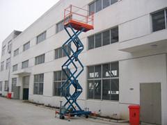 China 9m Hydraulic Scissor Lift With Motorized Device Electric Lifting Table 450kg Loading Capacity for sale