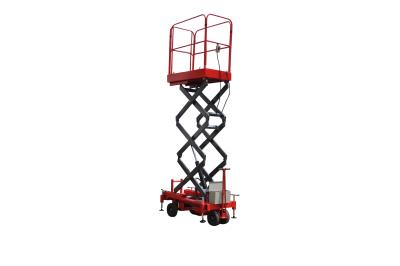 China Motorized Scissor Lift with Loading Capacity 500Kg and 3M Lifting Height for sale