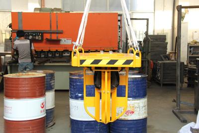 China 500Kg*4 Loading Drum Clamp Attachment Larger Size for Crane , Hoist for sale