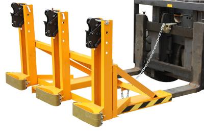 China Electric drum lifting equipment , forklift drum tipper for plastic / steel drums for sale