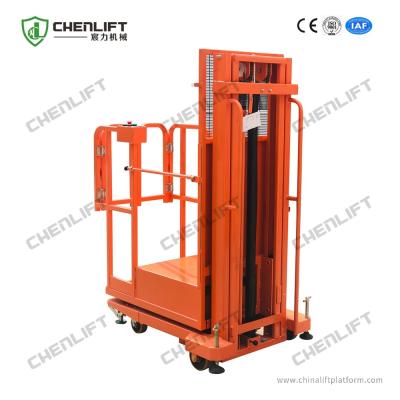 China 200kg Semi - Electric Aerial Stand Up Order Picker 2.7m 3.3m 4.0m 4.5m for sale