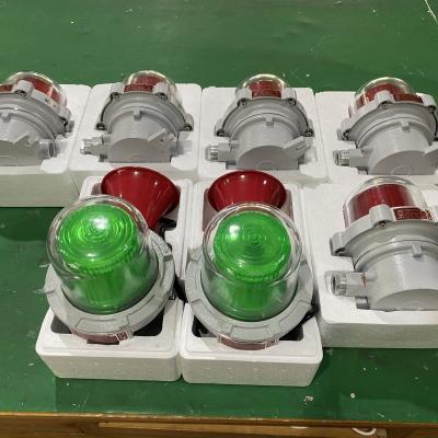 China 120dB Cage Led Explosion Proof Indicator Lights Solar Powered Aviation Warning 3w 5w 10W for sale