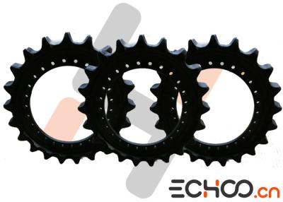 China Steel SK210-8 Double Roller Chain Sprockets , Black Kobelco Excavator Parts for sale