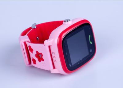 China 3 Colors Portable GPS Tracker , Interaction Touch Screen GPS Tracker Watch For Family for sale