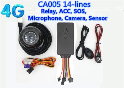 China Linha microfone RS232 CAT4 G/M do perseguidor SOS do fechamento 4G GPS do motor para o carro à venda