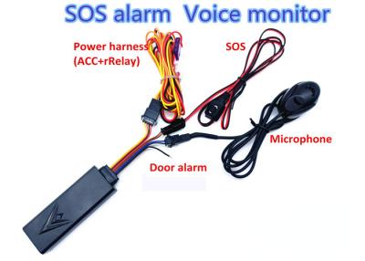 China 200mAh SOS Car GPS Tracker LBS GSM ACC Voice Monitoring DC100V SMS for sale