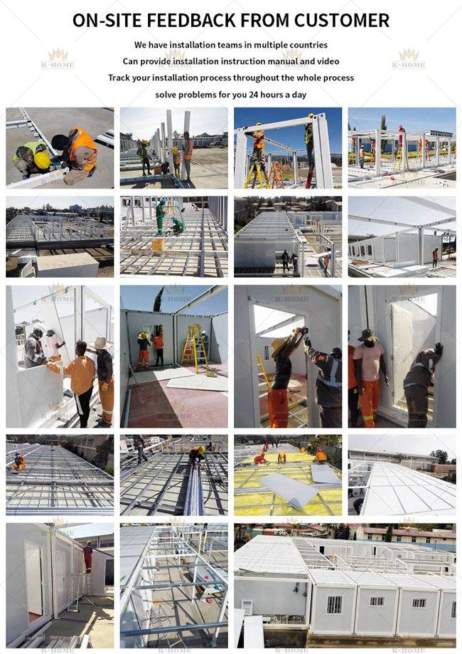 Insulated Metal Prefabricated Container House