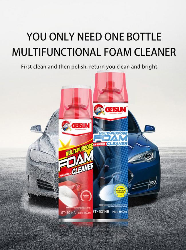 car interior foam cleaner