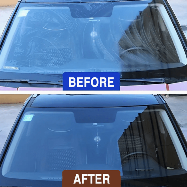 car glass oil film remover