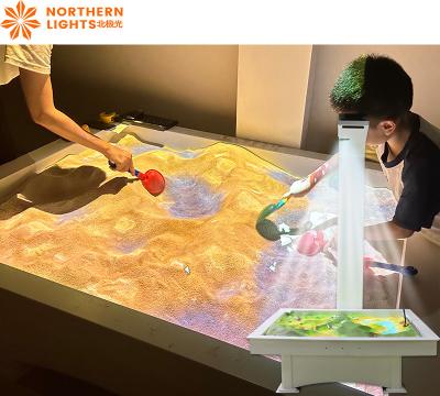 China Kids Interactive Sand Table Interactive Digital Projection System for sale