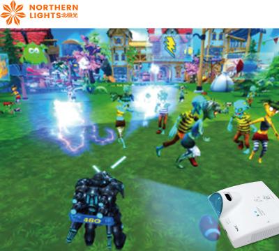 China Mech Warrior Interactive Projection Game Wall Projector For Naughty Castle for sale
